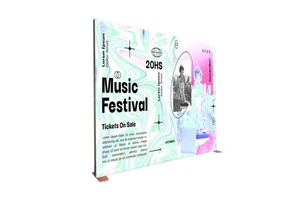 Modular Trade Show Display Seg Pop up Stand Portable Exhibition Led Display Lights