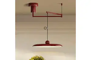 SIMIG Bauhaus Modern Minimalist Luxury Eye-Caring Adjustable Arm Pendant Light For Dining Bar Table Kitchen