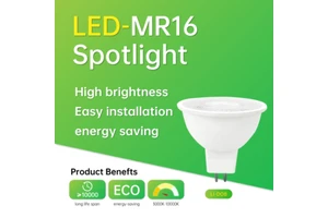 HELI 5W LED Bulb MR16 Socket 3000-10000K Dimmable Warm White Light Source For Home Hotel Lighting