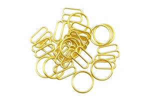 Hot Selling O/8/9 Shape Black Golden Metal Hook Buckle DIY Garment Hardware Accessories for Shoulder Strap Adjustment & Belts
