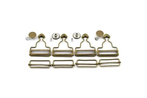 New Product Sale Silver 38mm Adjusting Sliding Buckle Rectangular Buckle Sliding Overall Buckles