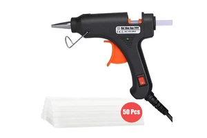 Hot Glue Gun Upgraded 20W High Temp Heavy Duty Hot Melt Glue Gun Kit With 50pcs for DIY