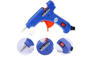 Hot Melt Glue Gun With 7*100MM Glue Sticks 20W Industrial Mini Guns Thermo Electric Heat Temperature Tool