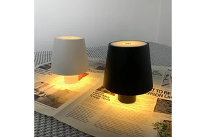 Rechargeable LED Bottle Lamp Head, Touch Control Dimmable Wireless Light for Wine Bottles, Bar & Party Decor