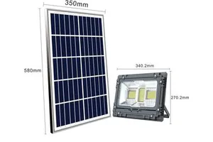 LEDUN 300W High Efficiency Outdoor Waterproof Solar Panel LED Flood Lights IP65 300watt Solar Led Flood Lights for Garden