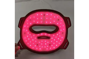 New Arrival Hot Sale 4-in-1 Photon Facial Contour LED Mask (84 Lamp Beads) Red/Blue Light Therapy Mask