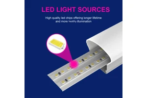 Outdoor Shop Garage Carwash Light IP65 Waterproof Dust Corrosion Proof Led Tri Proof Light