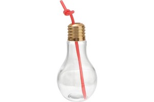 LED Flashing PET Light Bulb Plastic Drinking Cup
