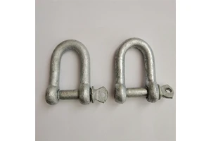 Wholesale Small Dee Shackle Electronic Shackles European Type Drop Forged Carbon Steel Galvanized for Mining Heavy Industry