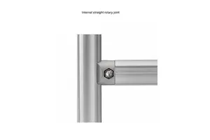 Internal Straight Rotary Joint Third Generation Lean Pipe 28mm Aluminum Alloy Wire Rod Joint Aluminum Pipe Connector