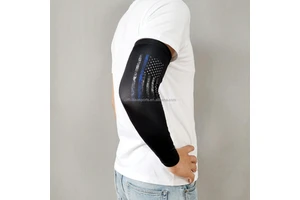 Spandex Polyester OEM Custom Service Latest Fashionable Wholesale Good MaterialHot Sale Cycling Sports Compression Arm Sleeves