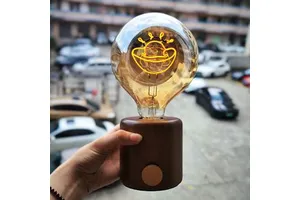 Yuanbao High-End Gift Rechargeable Coffee Shop Decorative Lamp Dome Shade Bedside & Atmosphere Table Lamp for Holidays