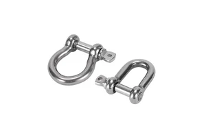 High-Strength DIN82101 304 Stainless Steel Lifting Bow Hanger Dee Shackle Rigging Equipment U.S. Type D Shackle