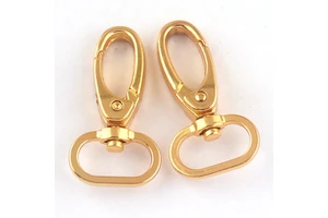 Lobster Swivel Clasp 20mm Trigger Snap Clip Hooks Swivel Spring Buckle Metal Claw Clasps for Straps Bags Belting Leathercraft