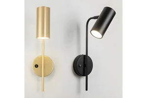 Black E27 Wall Light Low-Profile Rotating LED Iron for Hotel Corridor Aisle Living Room Balcony Creative Reading for Reading
