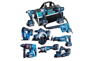 Drill Combo Kit Tool Set EKIIV 21-v Max Lithium Ion Cordless Combos Kits 9-tools High Quality