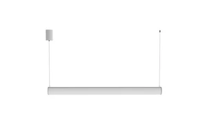 Office Aluminum Chandelier 360-Degree LED Round Full-Illumination Linear Light for Gym and Conference Room