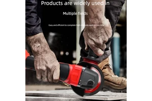 Lithium Battery Angle Grinder ZSJM-1826 Cutting Machine Polishing Machine Electrician's Speed Control Household Construction