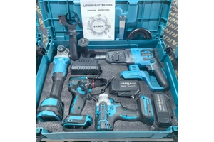 Wholesale Four-piece Brushless Lithium Battery Rechargeable High-power Lithium Battery Tool Set Four in One