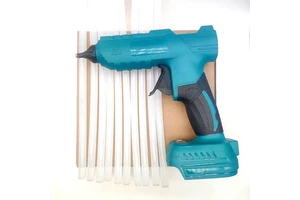 OEM/ODM Heavy-Duty 100W Electric Hot Glue Gun with Precision Dual Aluminum Nozzle for DIY Industrial Use