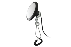 Linsheng 600-Lumen LED Clamp Lamp Light Socket with 5.5 Inch Aluminum Reflector, Suit for Max 60 Watt Lamp