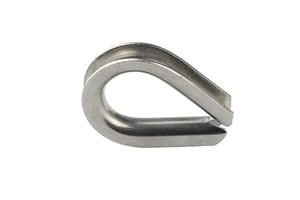 Factory Direct Super Low Price Sturdy Durable Stainless Steel Wire Rope Thimble European Type Thimble Cable Thimbles