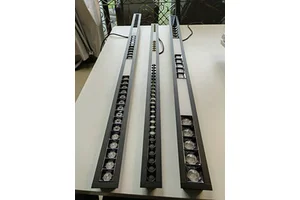 L6536-L-R-L1545 Modern LED Remote Control Recessed Linear Light Fixtures Aluminum Construction 5-Year Warranty Commercial