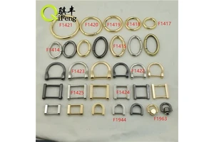 Bag Accessories Clasp Handle Connector Alloy Bag Chain Adjuster Detachable Screw D Ring Buckle