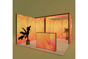 Modular Light Box Display Banner Exhibitions and Advertising Light Box Tension Fabric Light Boxes Led Trade Show Display