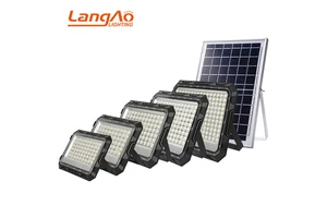 New Outdoor IP67 Waterproof ABS 60w 100w 150w 200w 300w Led Solar Flood Light for Garden Courtyard
