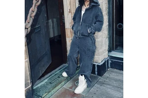 High Quality Sweatsuit Zip Up Hoodies And Jogger Set Men Custom Acid Wash Tracksuit Two Piece Boxy Cropped Hoodies Set Men