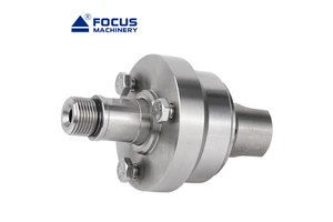 High Speed 2000 Rpm Swivel Union High Pressure 300 Bar Direct Connection Rotating Joint Cleaning Vehicles Swivel Rotary Joint