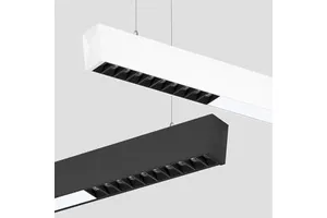 New Design Modern Linear Hanging Lamp Aluminum Profile Structure Sleek Minimalist For Office Lobby Hotel Corridor Lighting