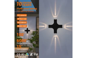 New Product X-shaped Narrow Linear Beam Wall Wash Lights Cross Spotlight Aisle Backdrop Decoration Lighting LED Wall Lamp