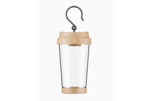 2026 New Cup Shaped USB Rechargeable LED Camping Lantern with Waterproof DIY Micro Landscape for Outdoor