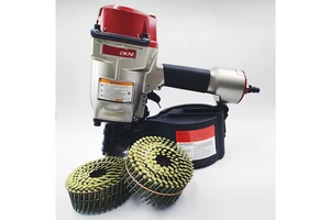FACTORY PRICE Professional Coil Nailer For Wooden Working Roofing Framing Nailer Support OEM Air Stapler