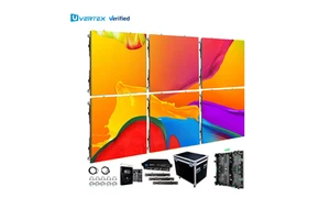 Vertex Custom Seamless Splicing LED Rental Display Screen 500 * 500/1000mm Die Cast Aluminum Cabinet 5000:1 High Contrast Ratio