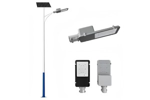 Energy Saving LED Solar Street Light IP65 Waterproof Weather Resistant Outdoor Lighting for Residential Highway Use