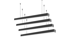 Modern 3CCT LED Square Linear Lamp Aluminum Snooker Pool Billiard Table Lights for Office Workshop Shadowless Linear Light