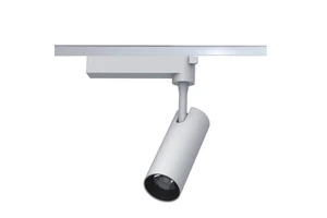 White Anti Glare COB LED Track Light Adjustable Beam Angle Spotlight for Clothing Store Gallery Commercial Indoor Lighting