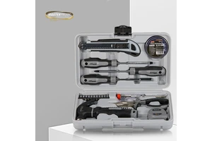 Home Maintenance Tool Box With Rugged Storage Case General Hand Tool Kits