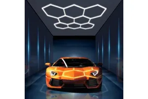 Efficient LED Hexagon Exhibition Light - High CRI, Flicker-Free, Suitable for Trade Show Booths, Art Exhibitions