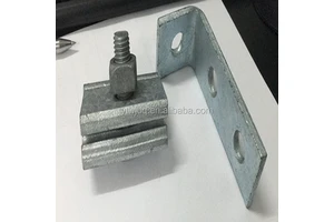 Hongtai HT-058 Din6899 Metal Galvanized Single-side Adjustable Spring Clamp Wire Rope Thimbles 10kg Load Capacity Inch