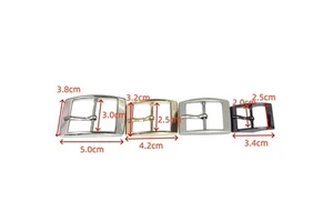 Factory Multiple Size Single Pin Buckle Sewing Hardware Handbag Shoe Metal Belt Buckle