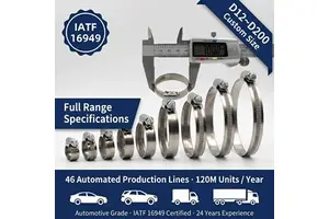 Pneumatic Chuk-Stainless Steel Industrial/Automotive/Marine Clamp Heding HdwgA