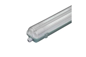 Tri-proof LED Light Single Double Tube Waterproof IP65 Three Proof Lamp Housing Case Kit for Warehouse Hospital Factory Workshop