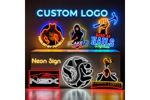 Custom Neon Sign LED Neon Logo Light Sign For Restaurant Bar Cafe Club Store Indoor Wall Decoration