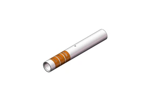 Brown Color Code Long Barrel Butt Splice Copper Tubular Lugs