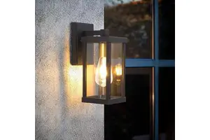 Modern Minimalist Nordic Style Creative Geometric Rectangular Aluminum LED Garden Decorative Wall Lamp