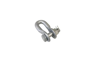 Galvanized Steel U Clevis Shackle for Linking Grid Power Fitting/electric Power Fitting U Type Shackle